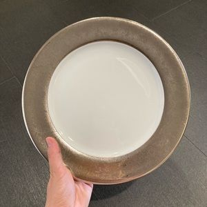 2 Philippe Deshoulieres Porcelaine de Limoges Plates